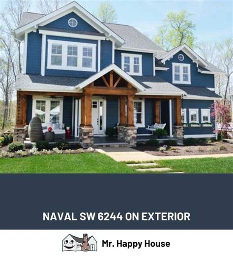 sherwin williams naval 6244 exterior.